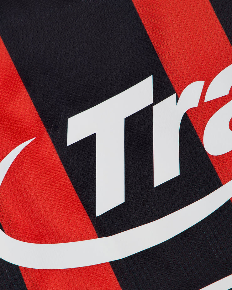 *PRE ORDER* Hyperdrive Striped Football Jersey - Black/Red