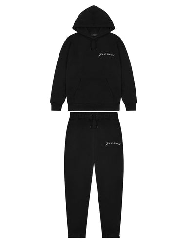 It's A Secret Hooded Tracksuit - Black - My Store